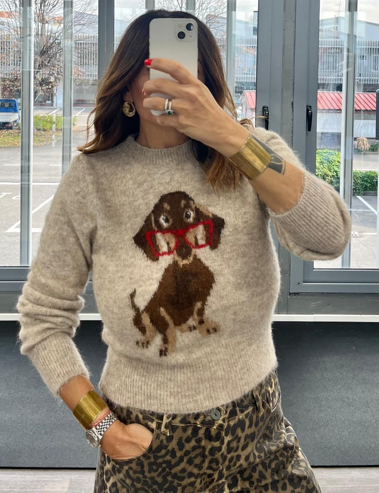 Maglie stampa bassotto