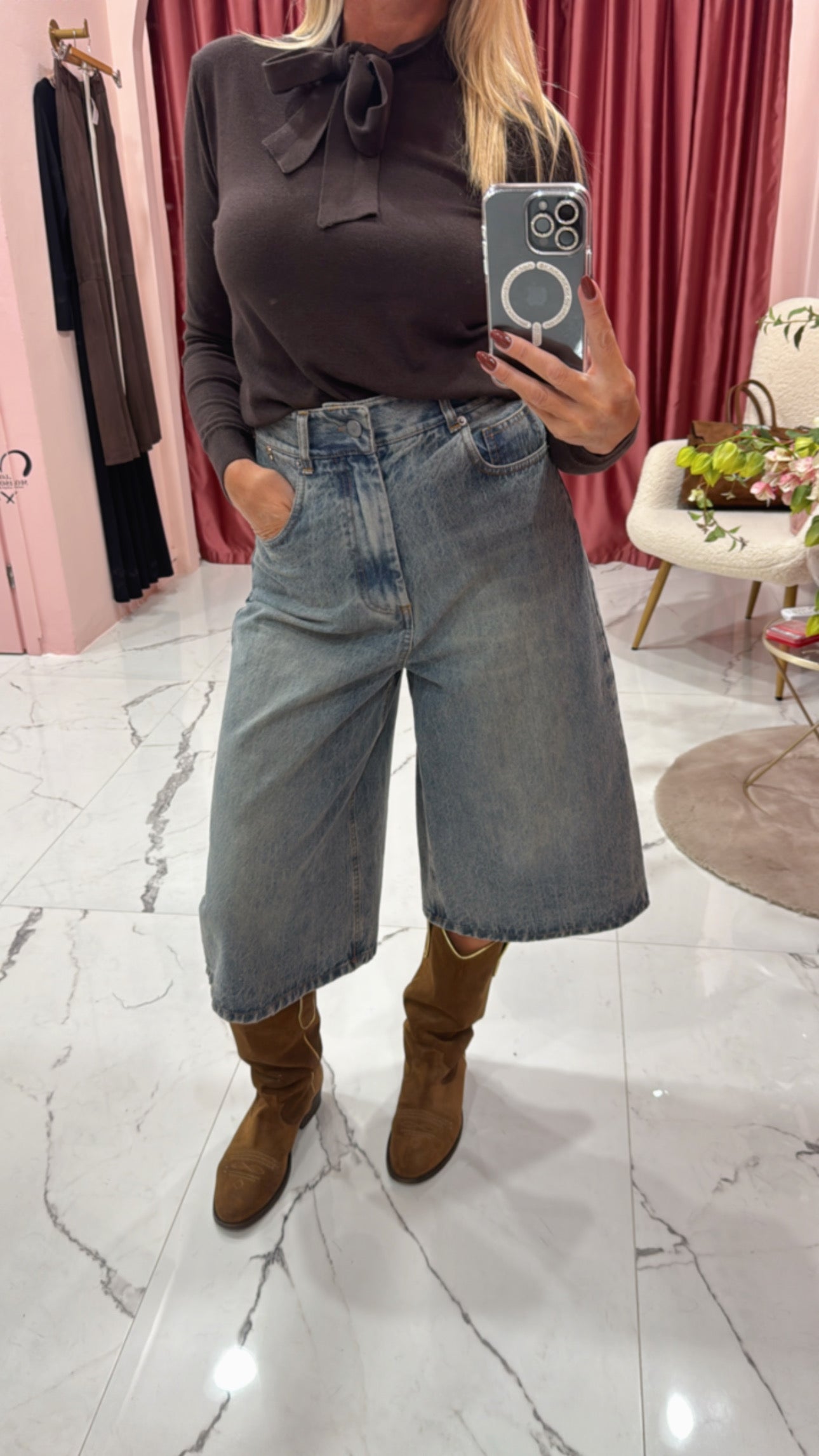 Bermuda jeans Philia