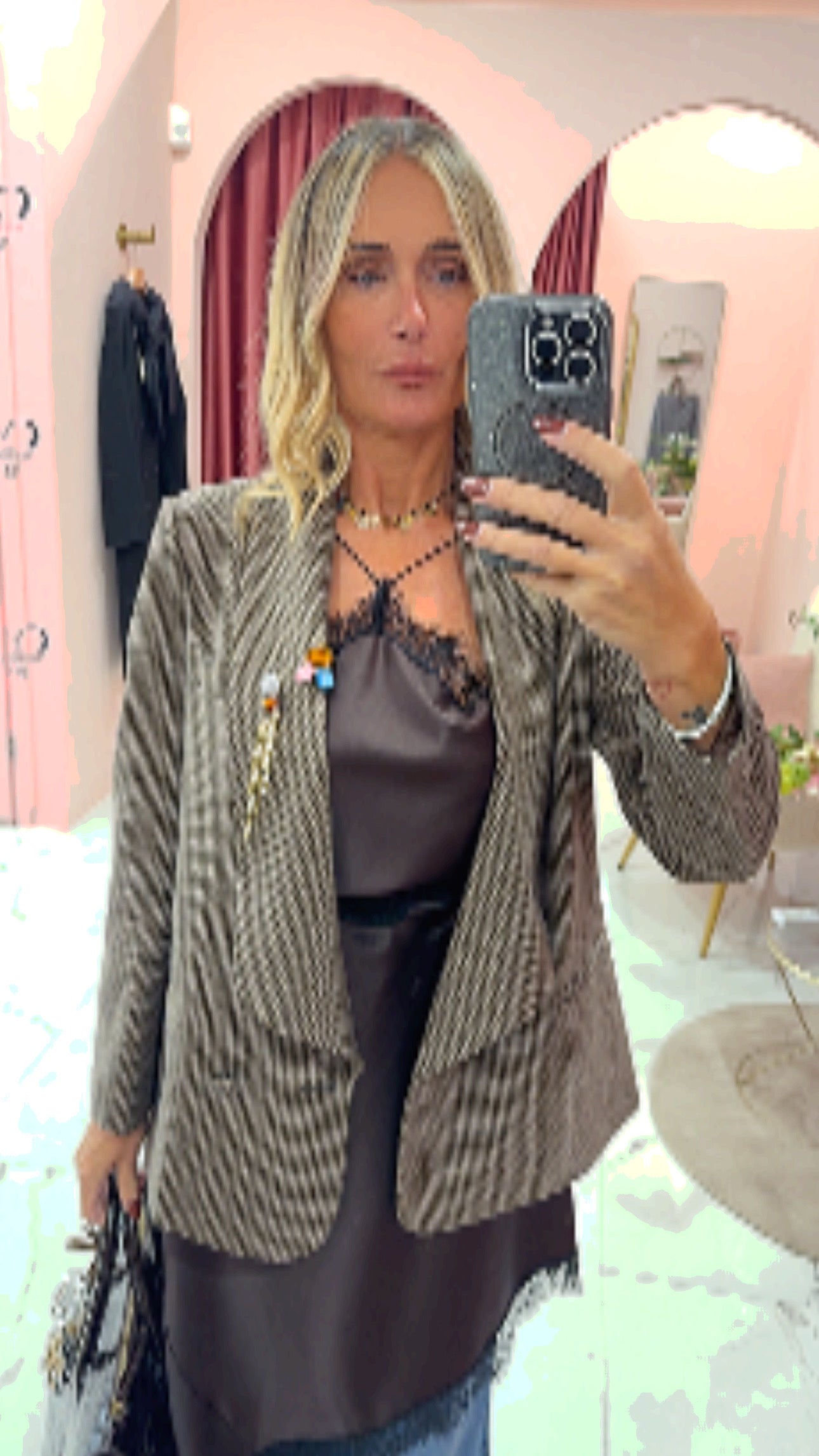 Giacca con spille