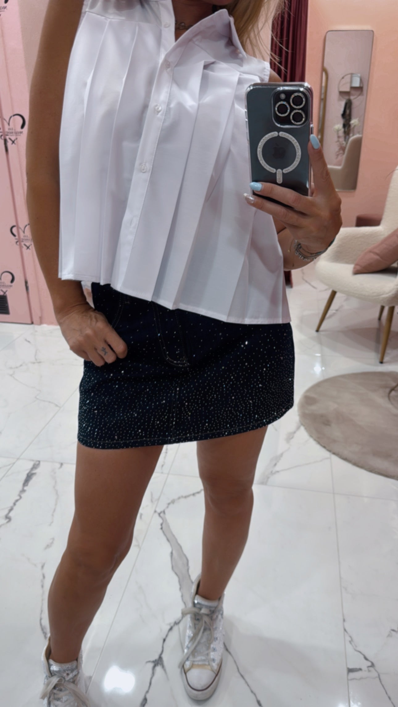 Mini denim Corsaro
