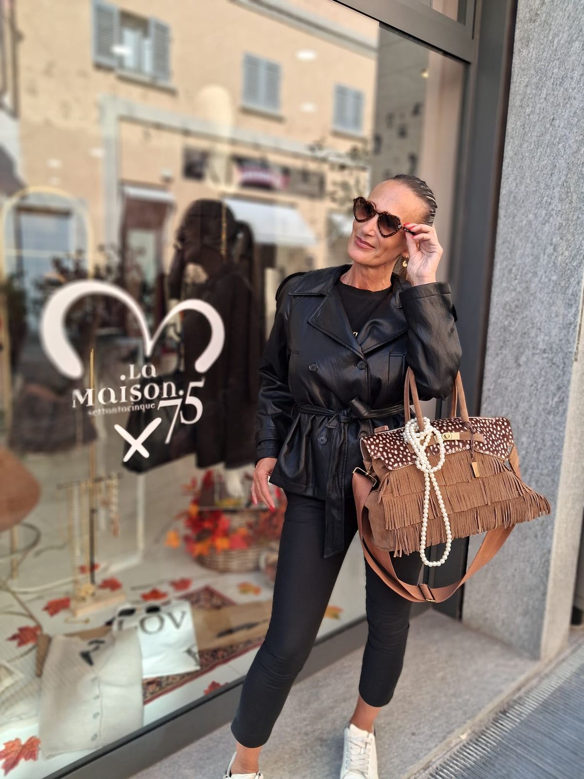 Giacca in pelle Dixie