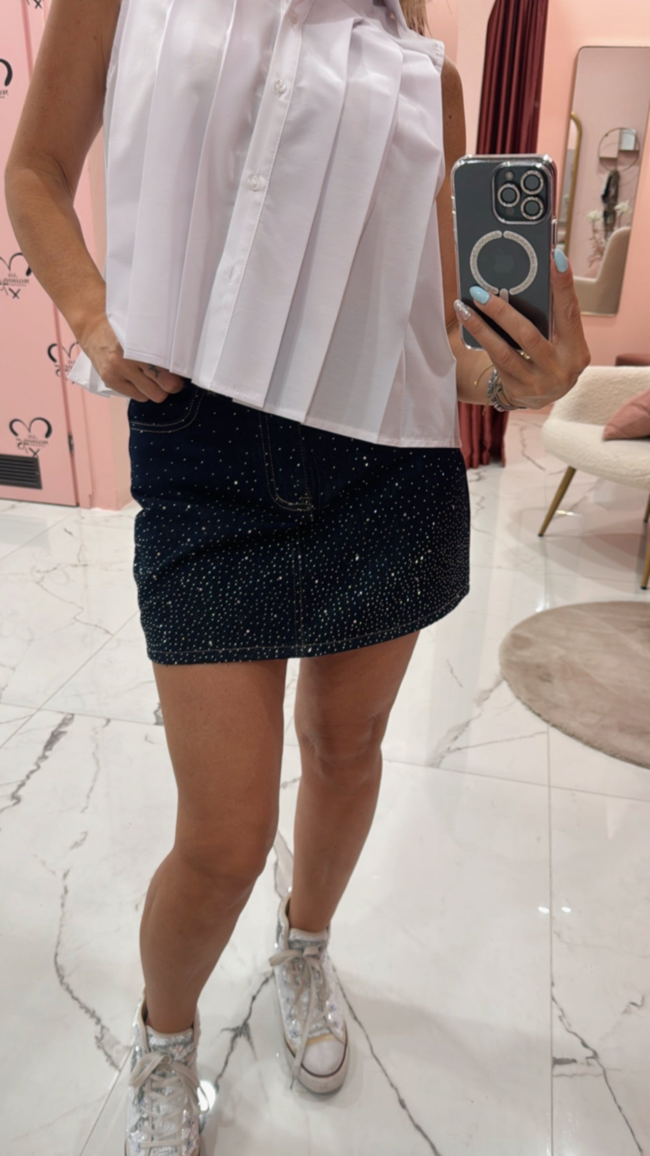 Mini denim Corsaro