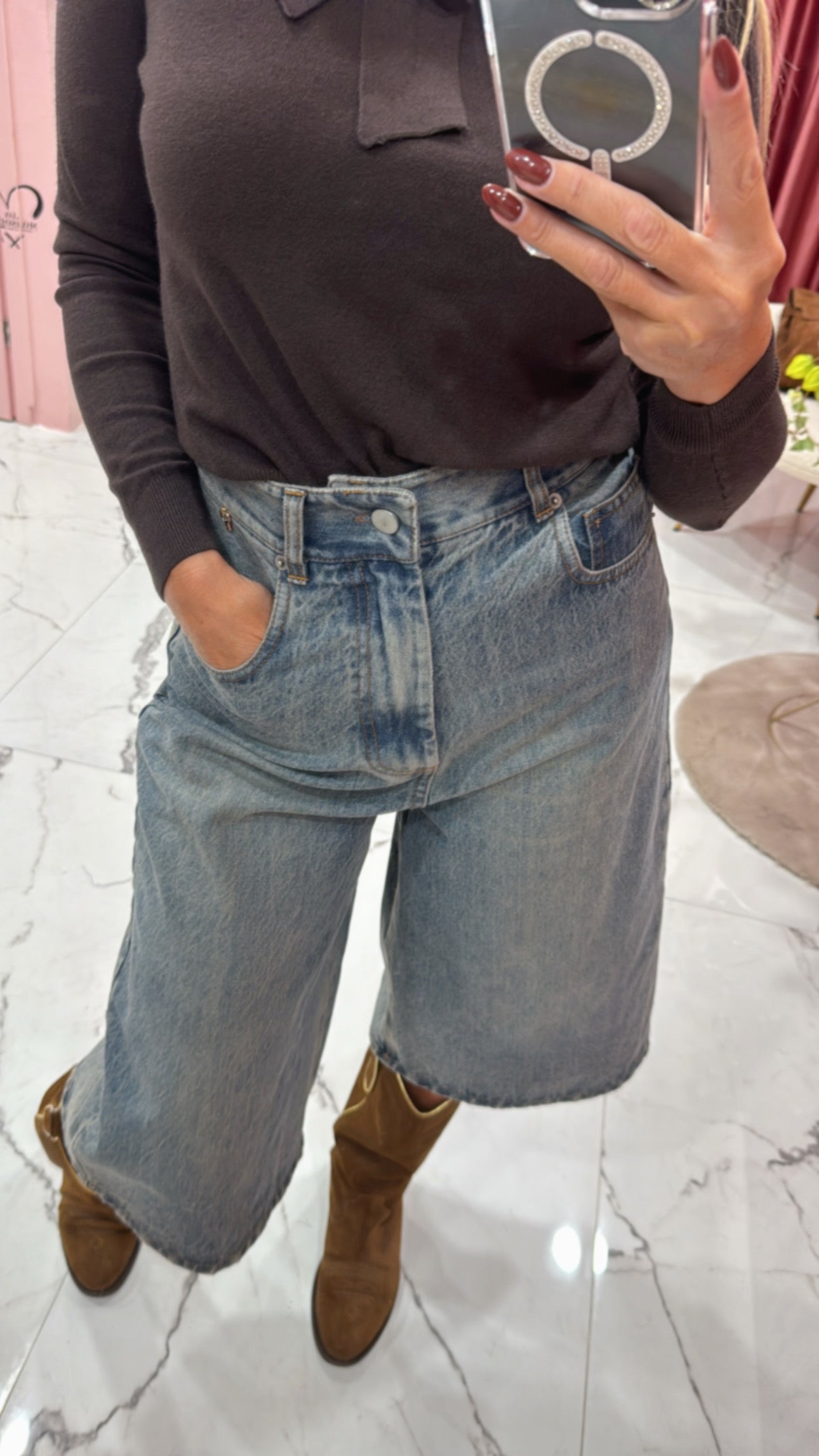 Bermuda jeans Philia
