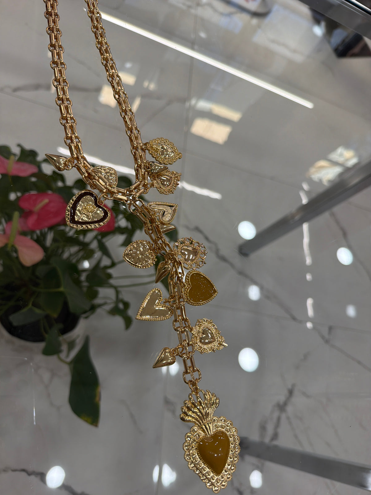 Collana cuori sacri