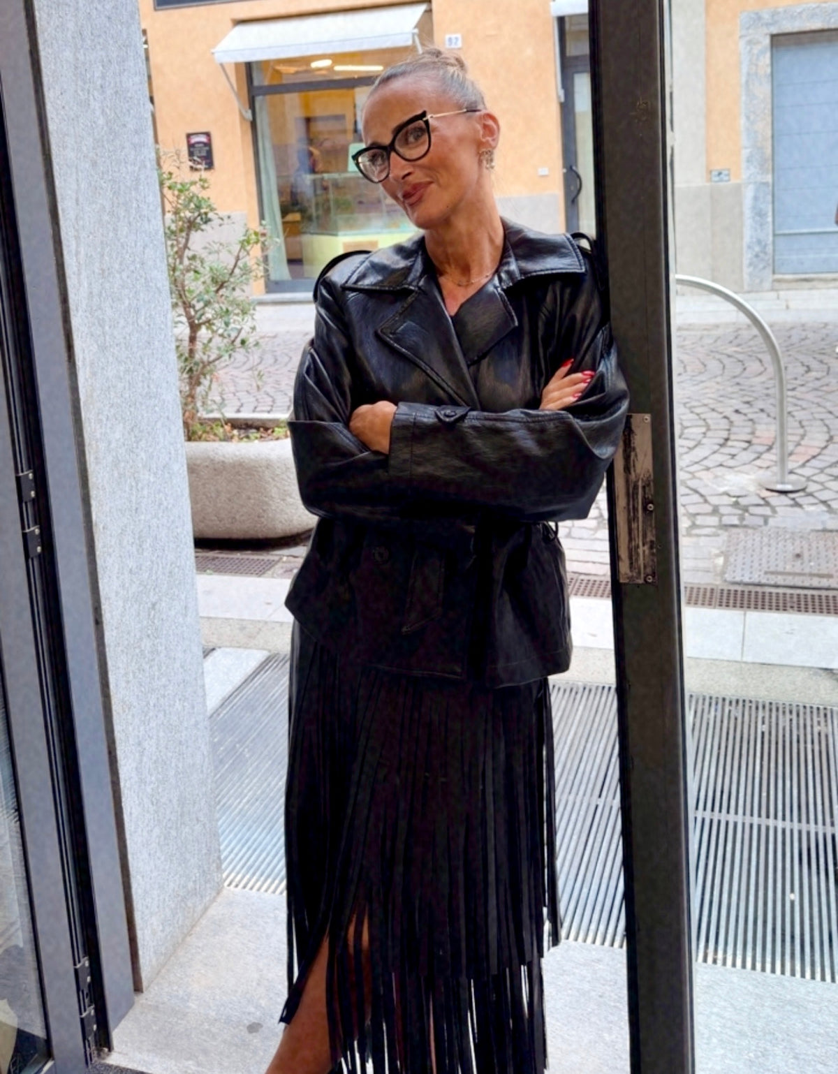 Giacca in pelle Dixie