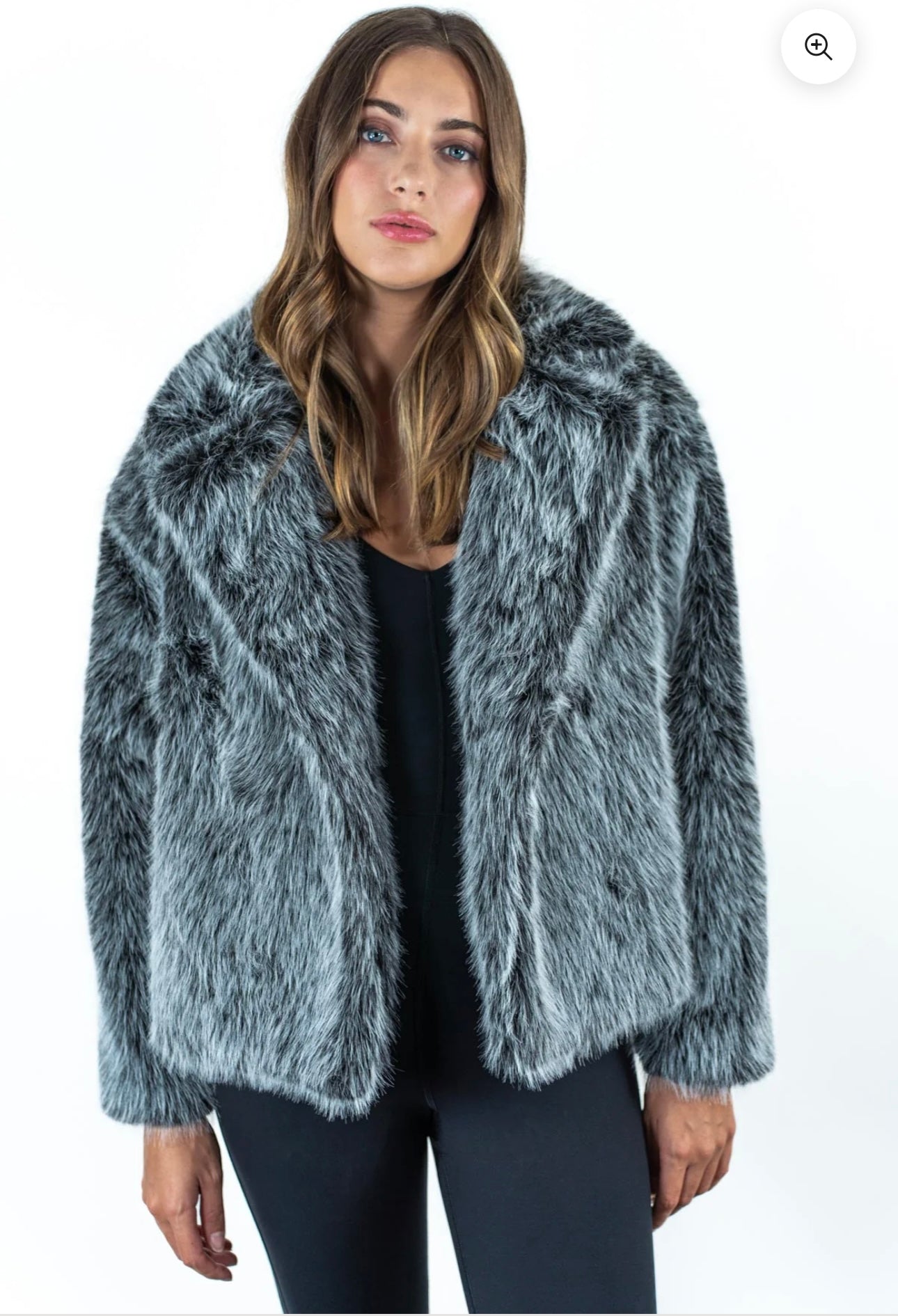 Pelliccia eco frange