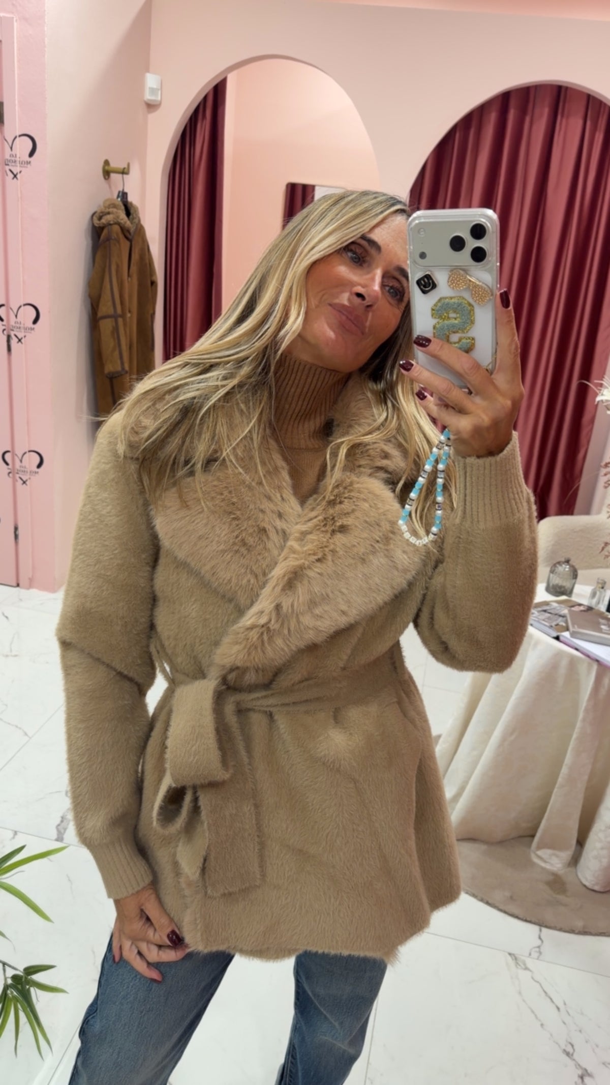 Cappotto maglia Pho