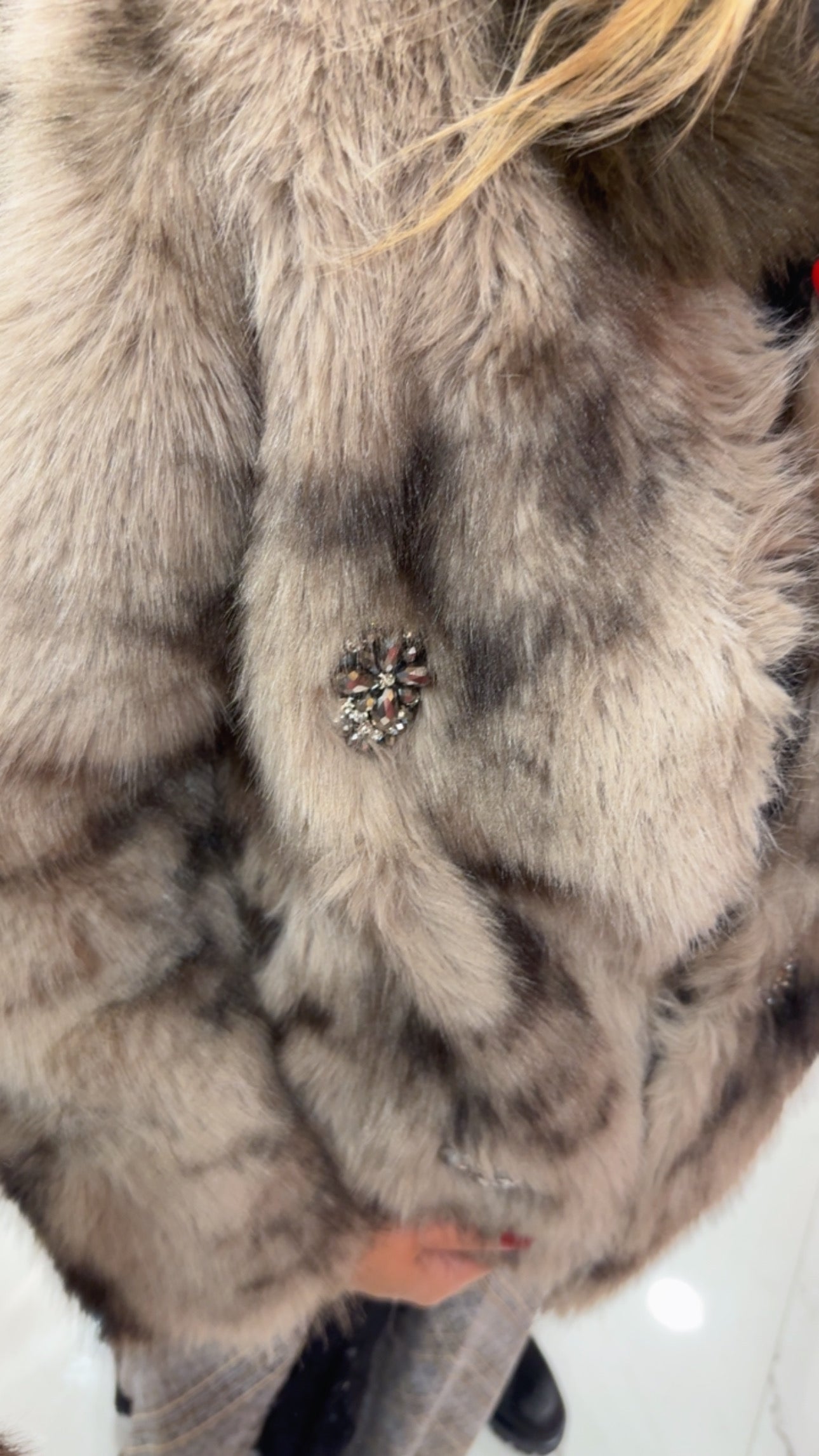 Giubbotto eco pelliccia