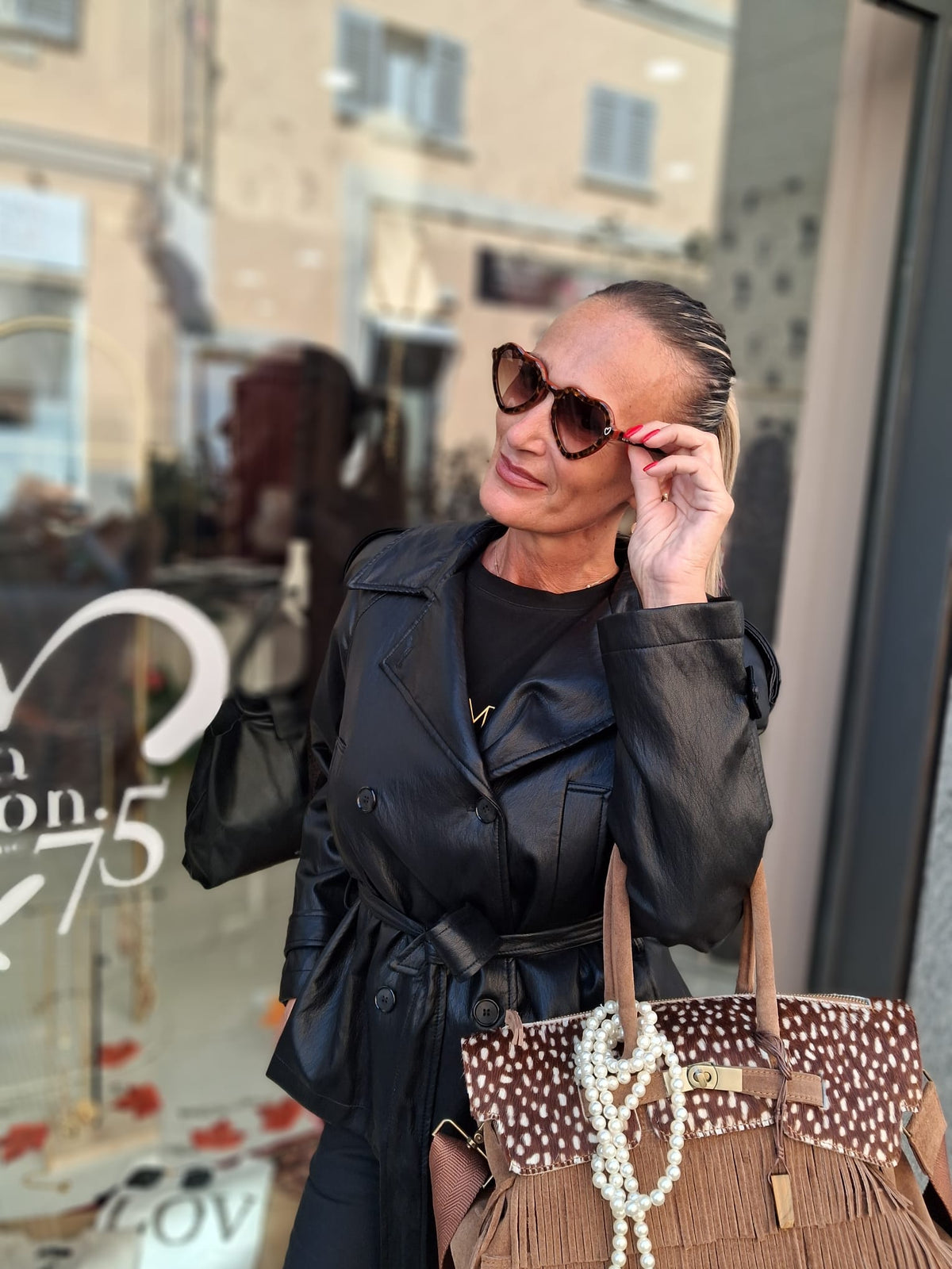 Giacca in pelle Dixie
