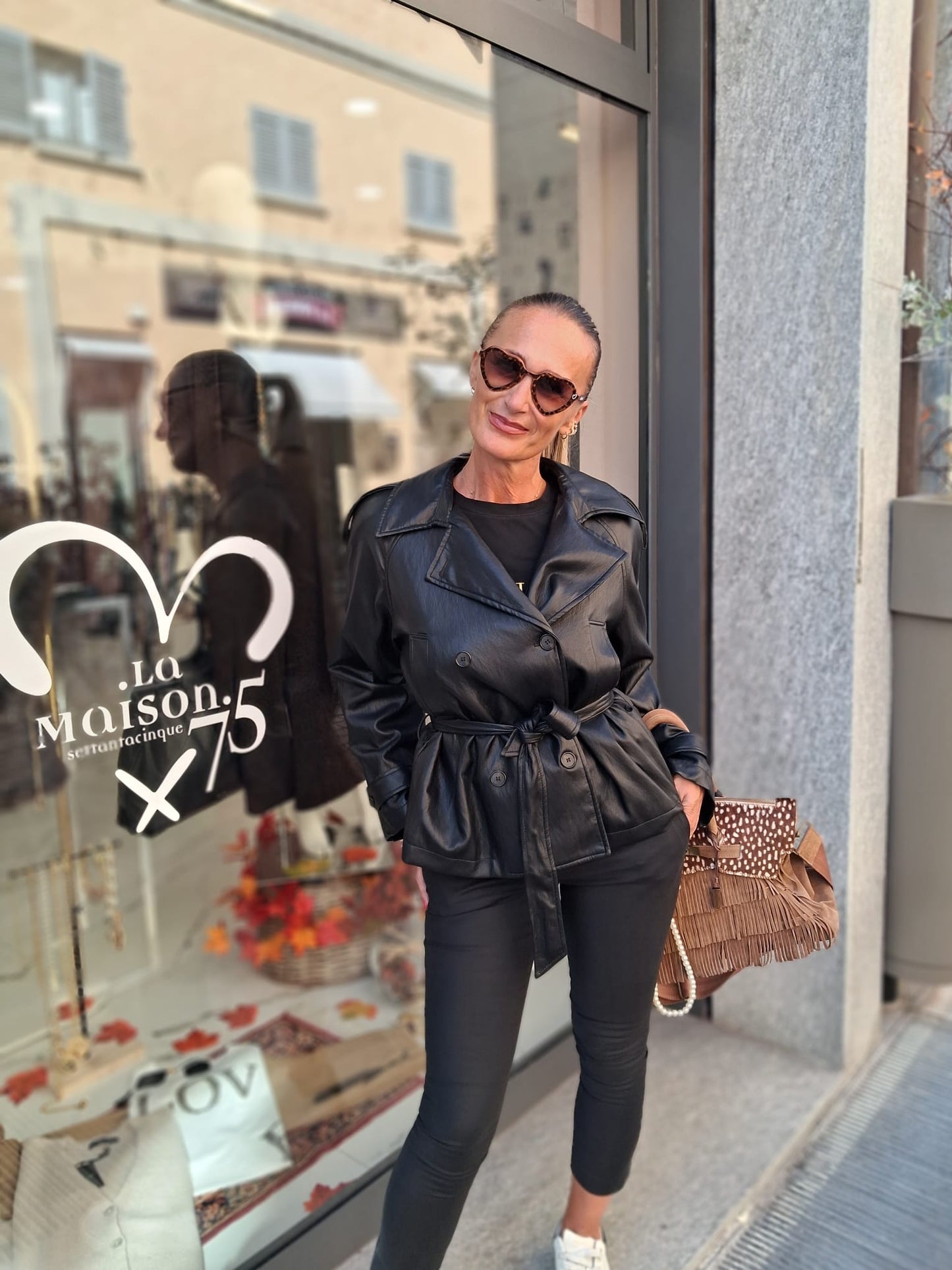 Giacca in pelle Dixie