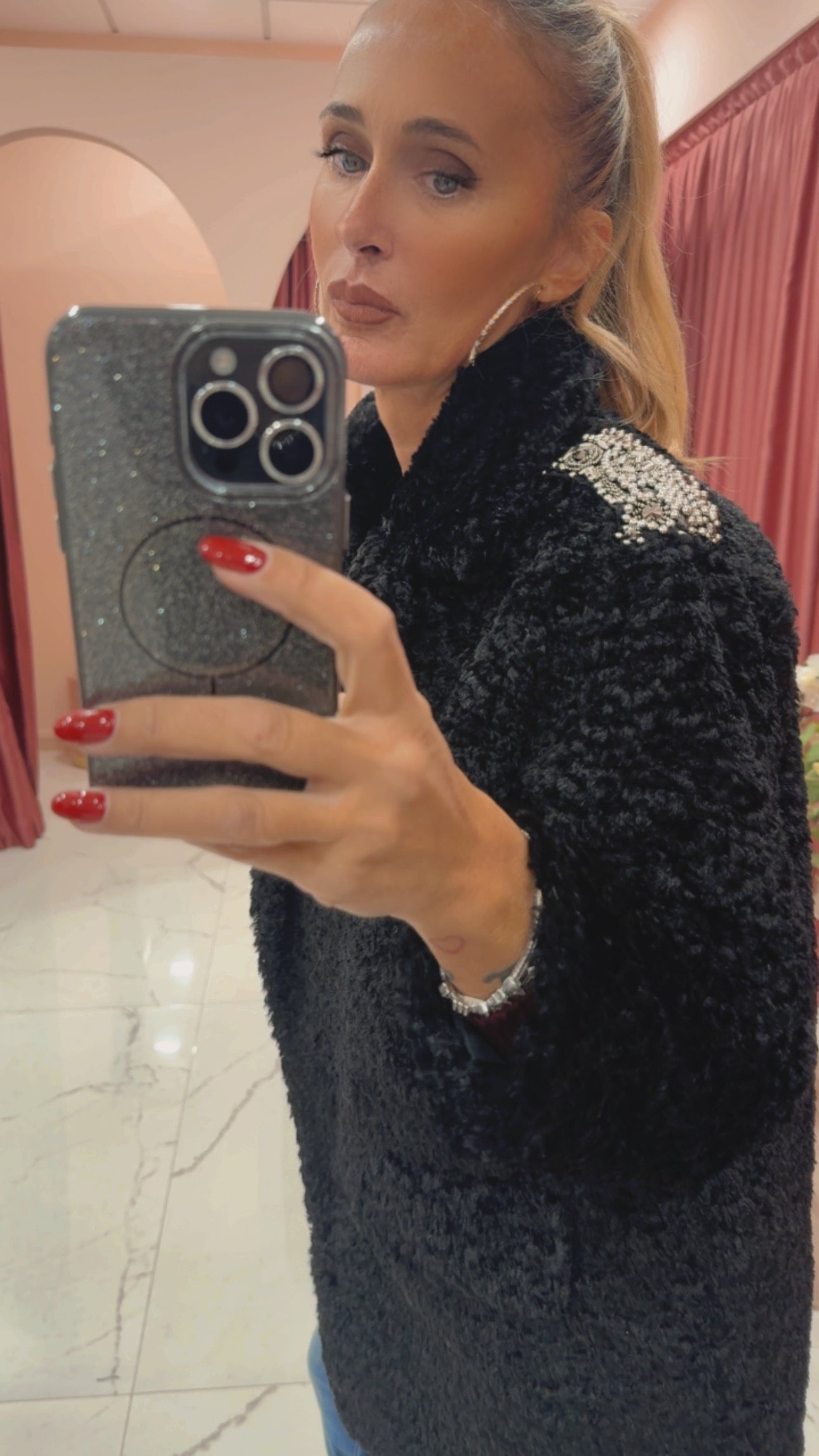 Giaccone eco con applicazioni