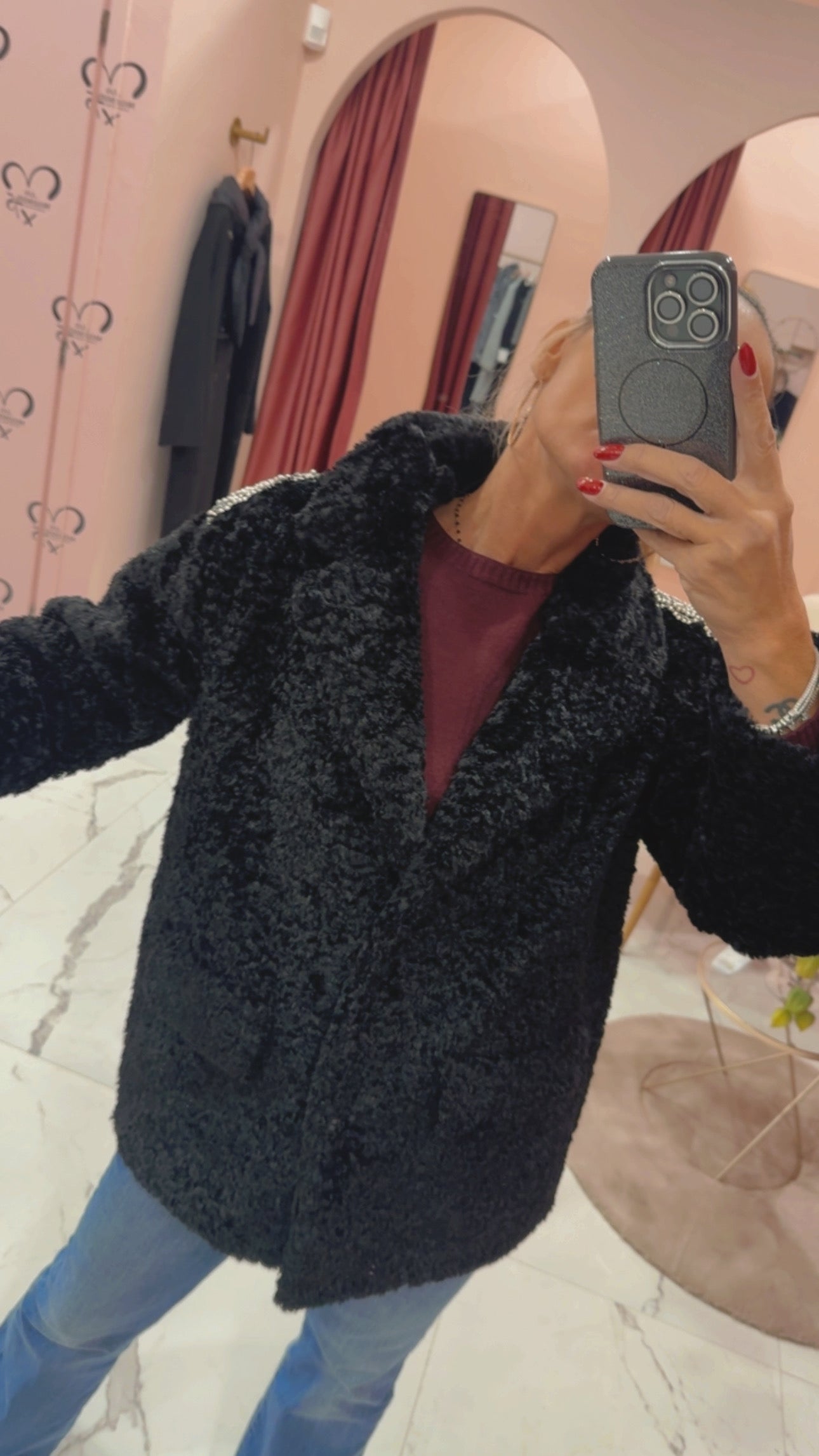 Giaccone eco con applicazioni