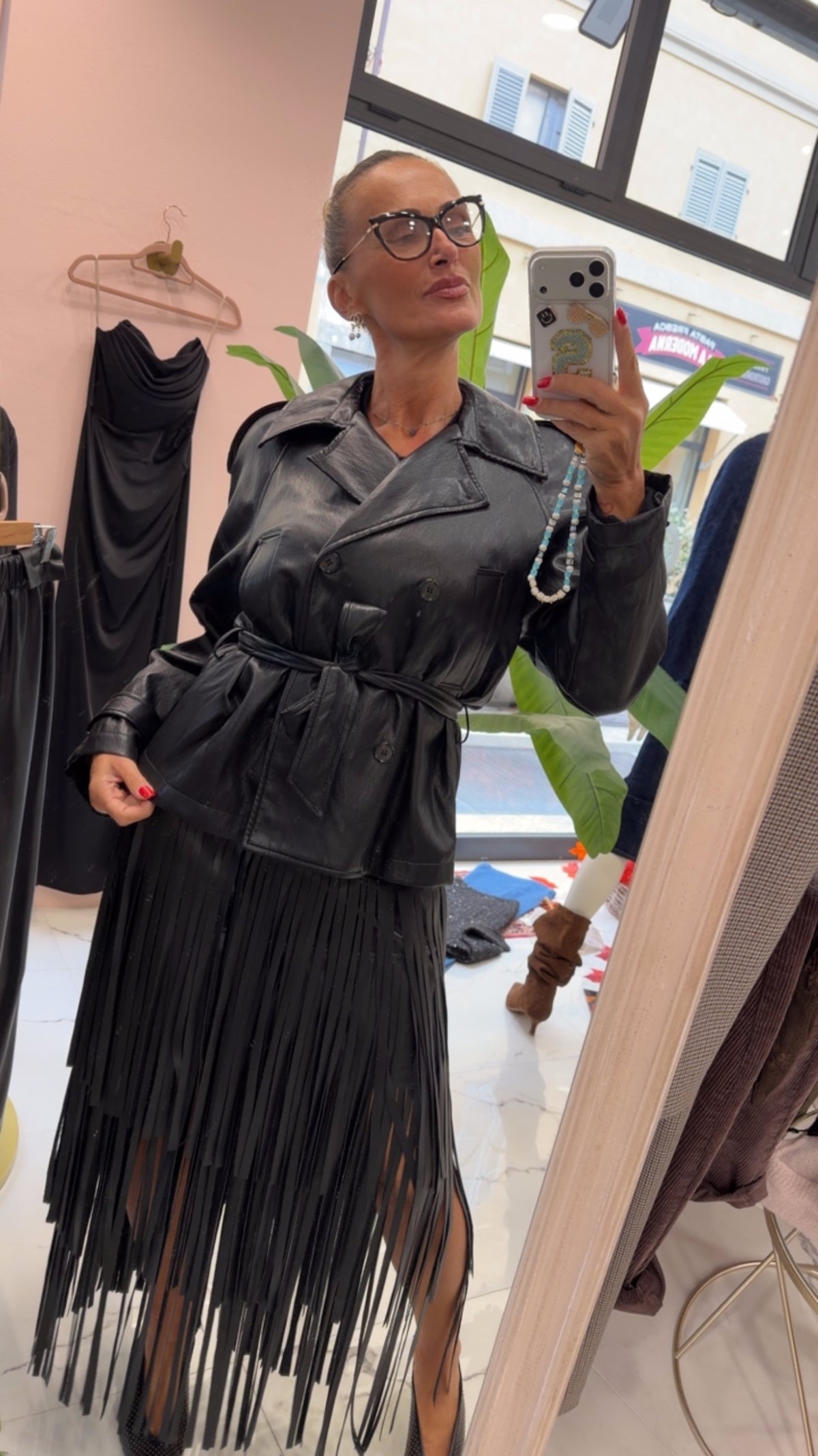 Giacca in pelle Dixie