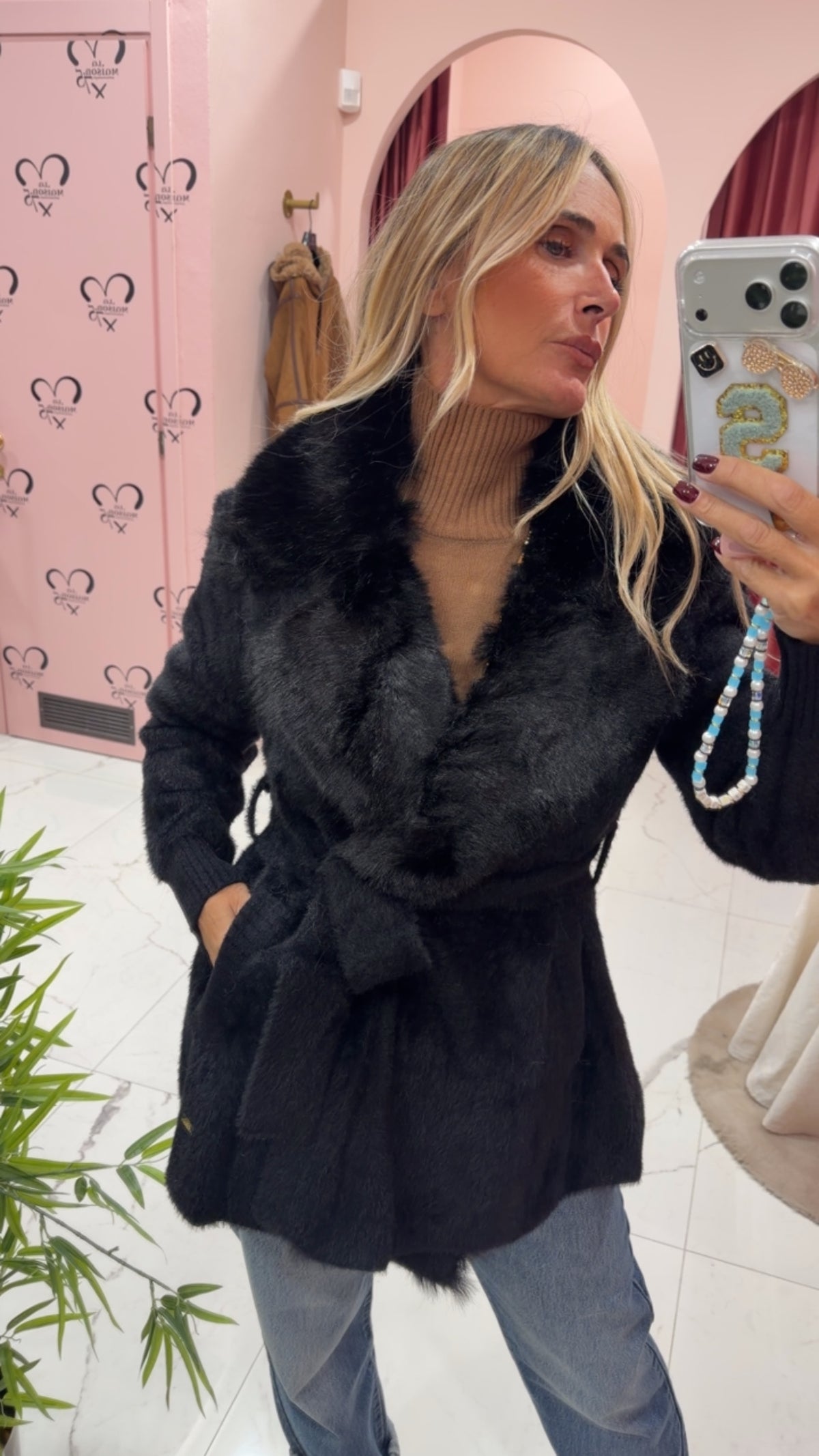Cappotto maglia Pho