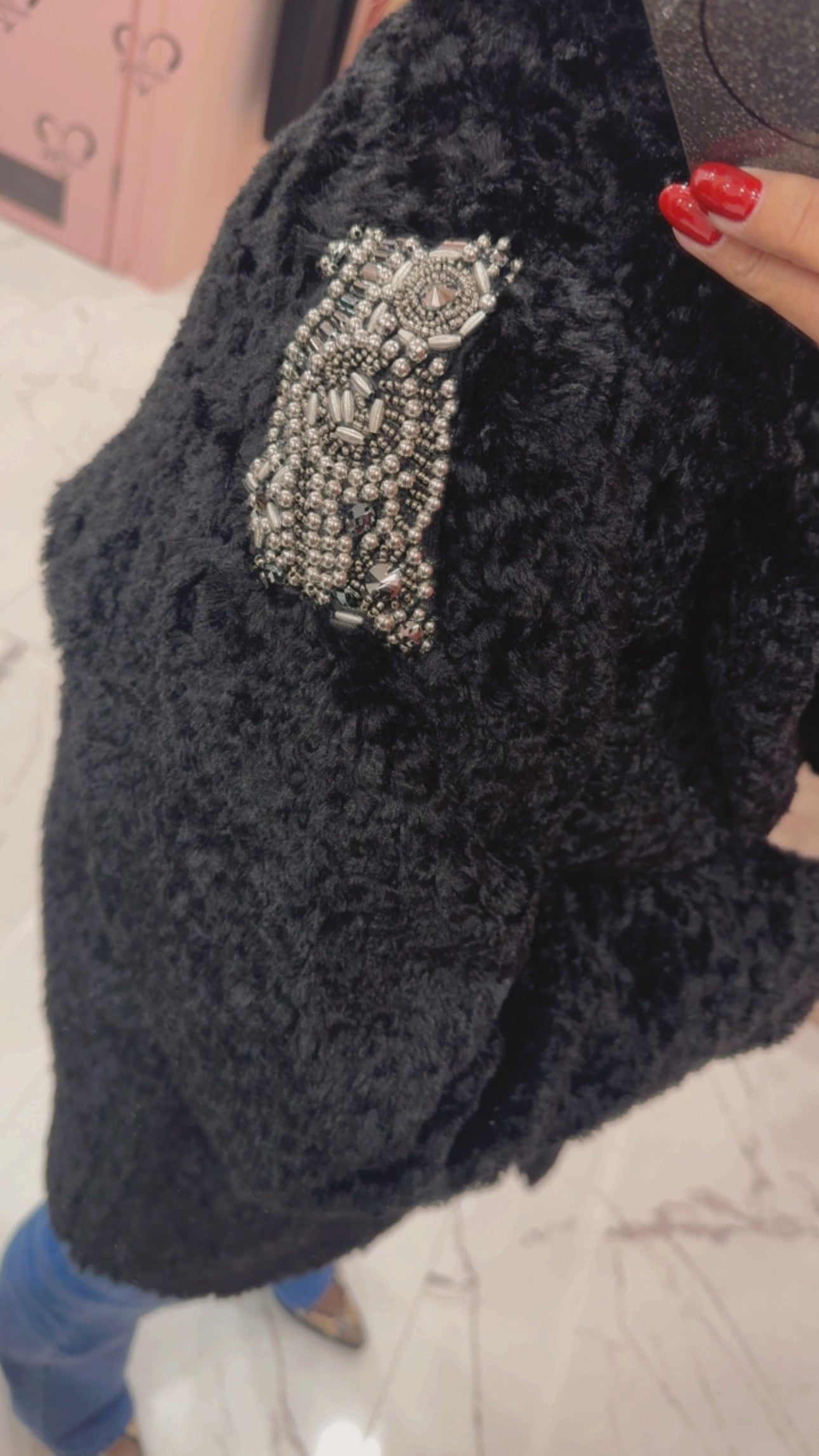 Giaccone eco con applicazioni