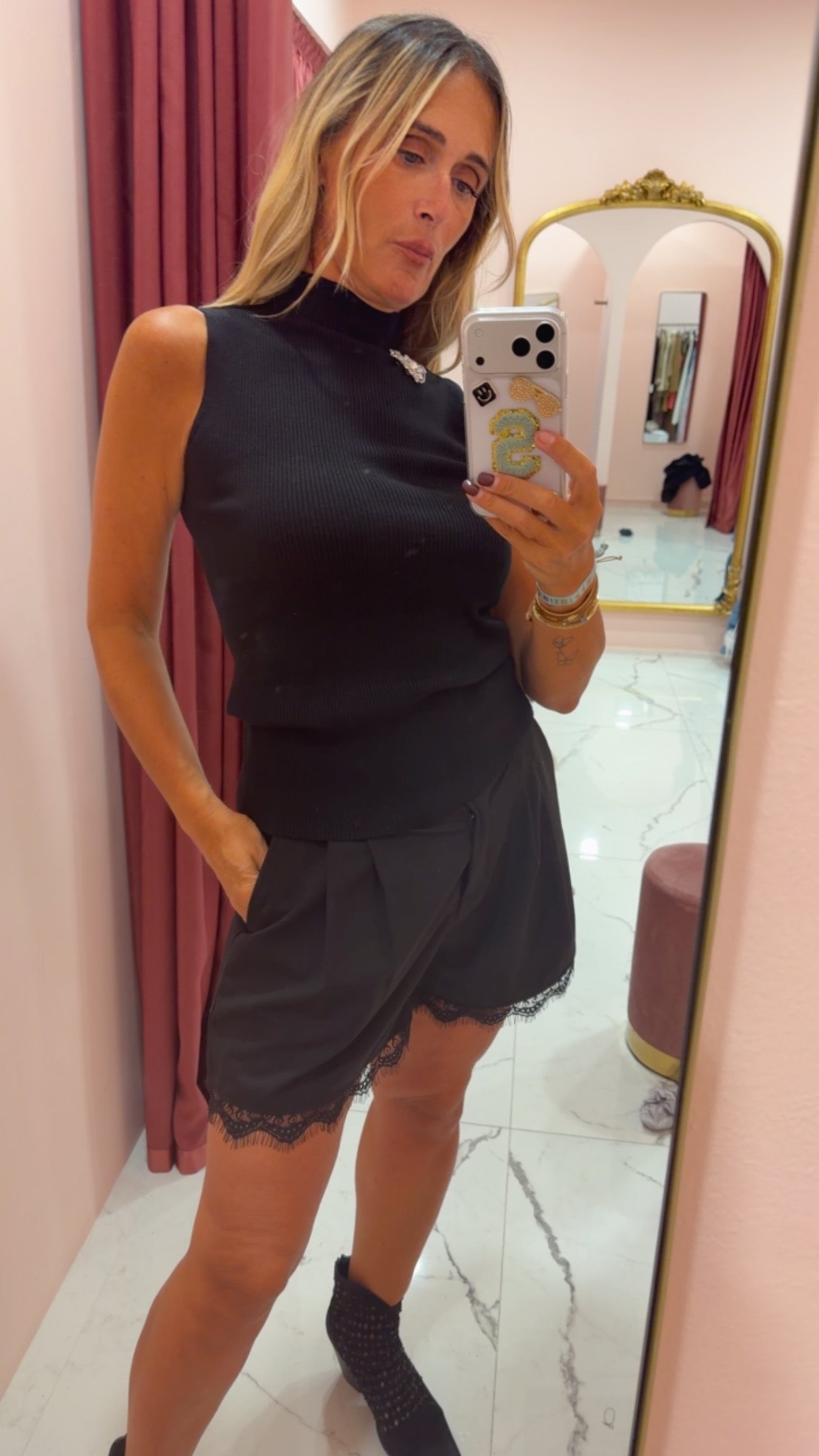 Maglia smanicata A rock