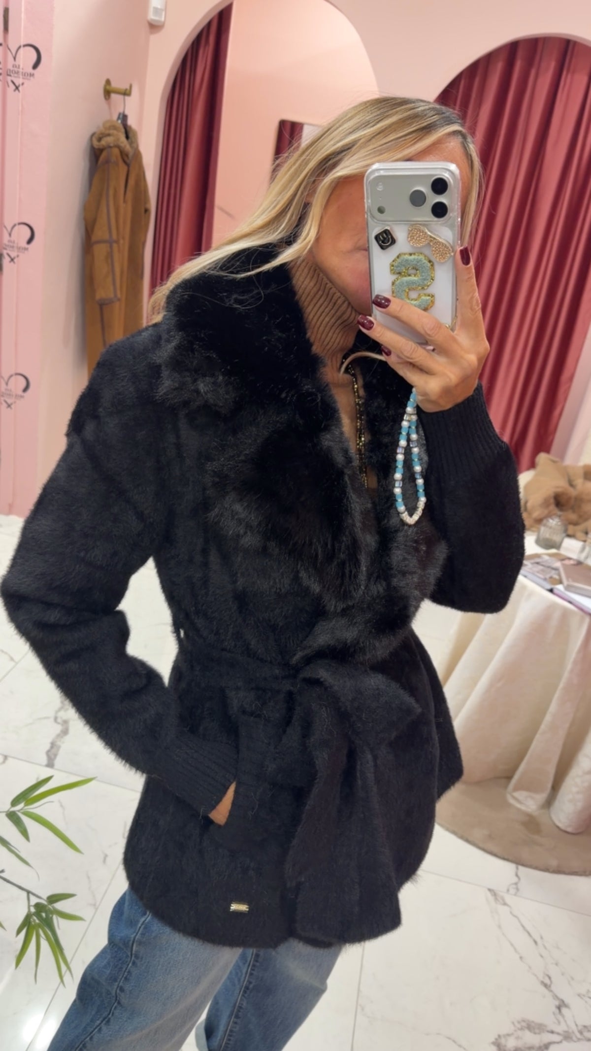 Cappotto maglia Pho