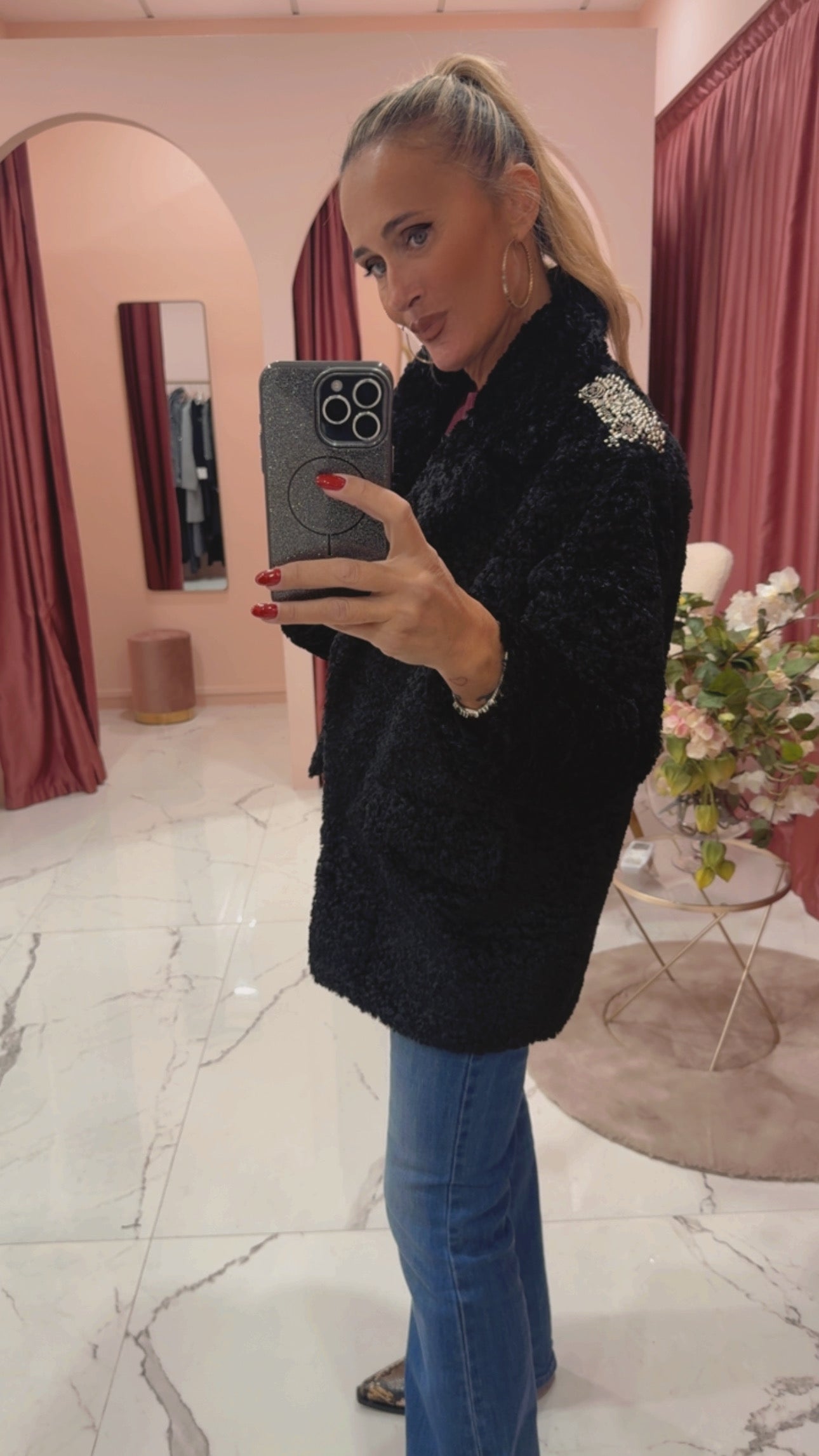 Giaccone eco con applicazioni