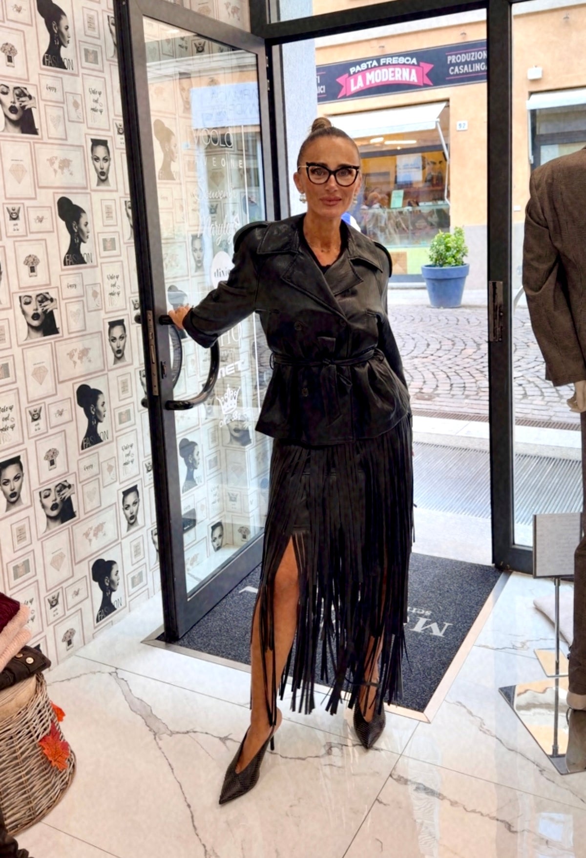 Giacca in pelle Dixie